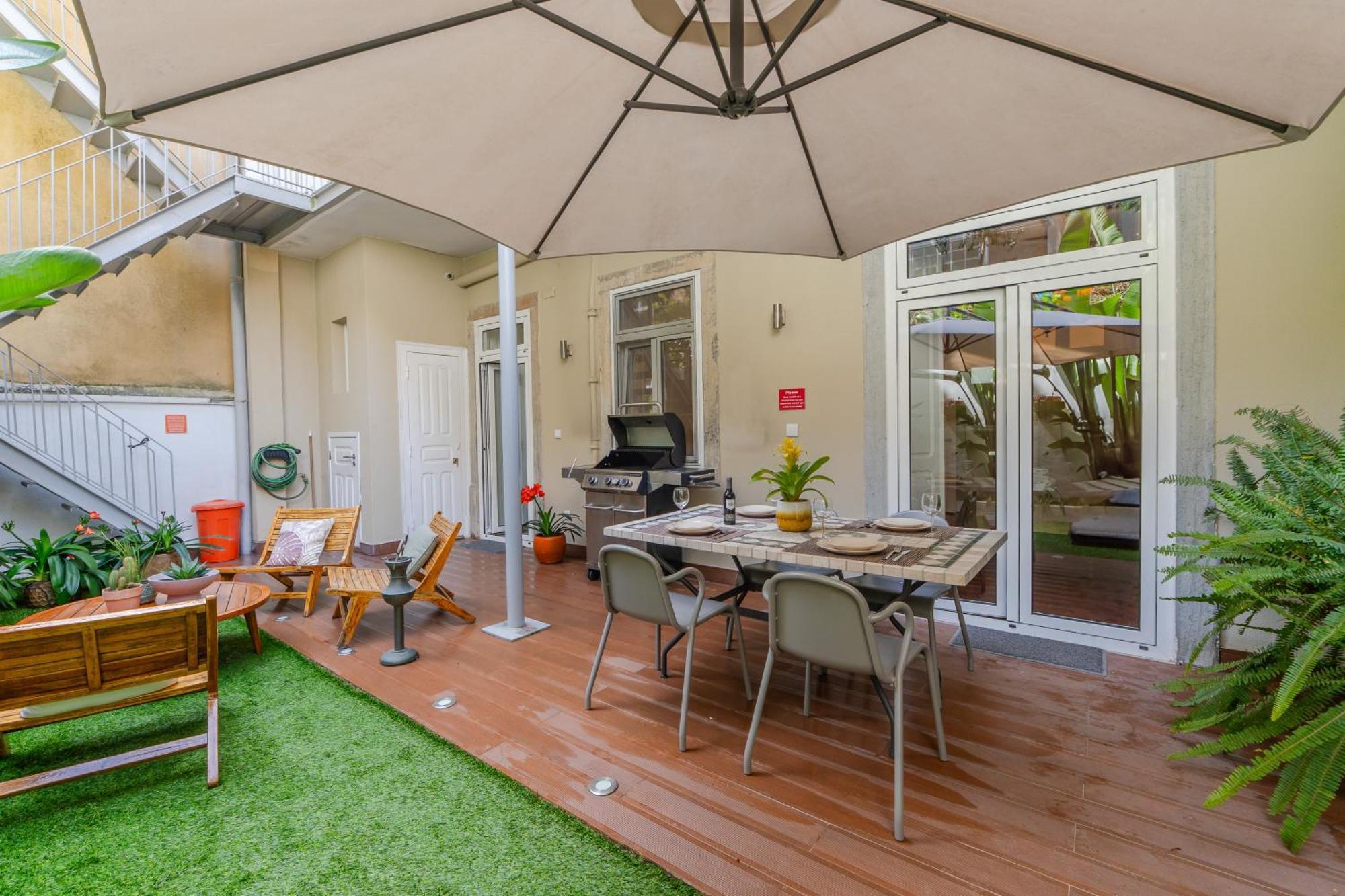 Lisbon Garden Retreat Apartment Exterior foto